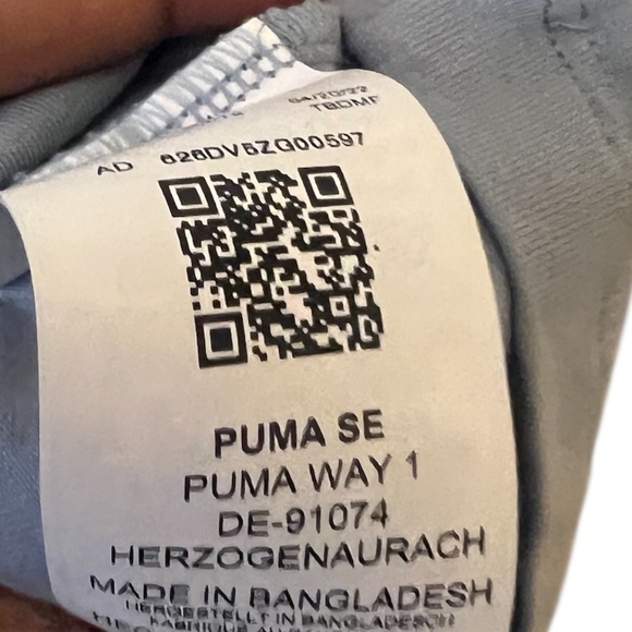 PUMA Women's Essentials Slim Crew Neck LIght Blue Dress Shirt, NWOT - Picture 5 of 8